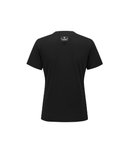 Women's Solid Round Short Sleeve T-Shirt - Black