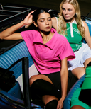 ANEW Golf Women's SM Short Sleeve Anorak Jacket - Hot Pink