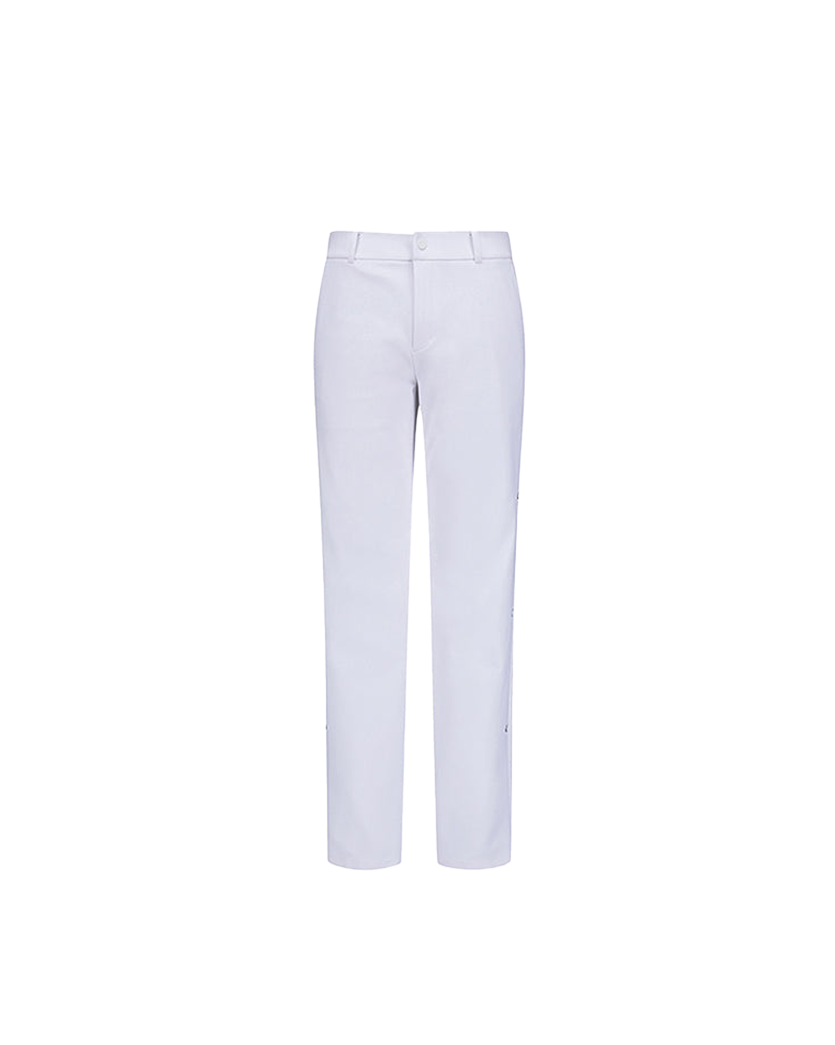 Men's Side Logo Point L/PT - White