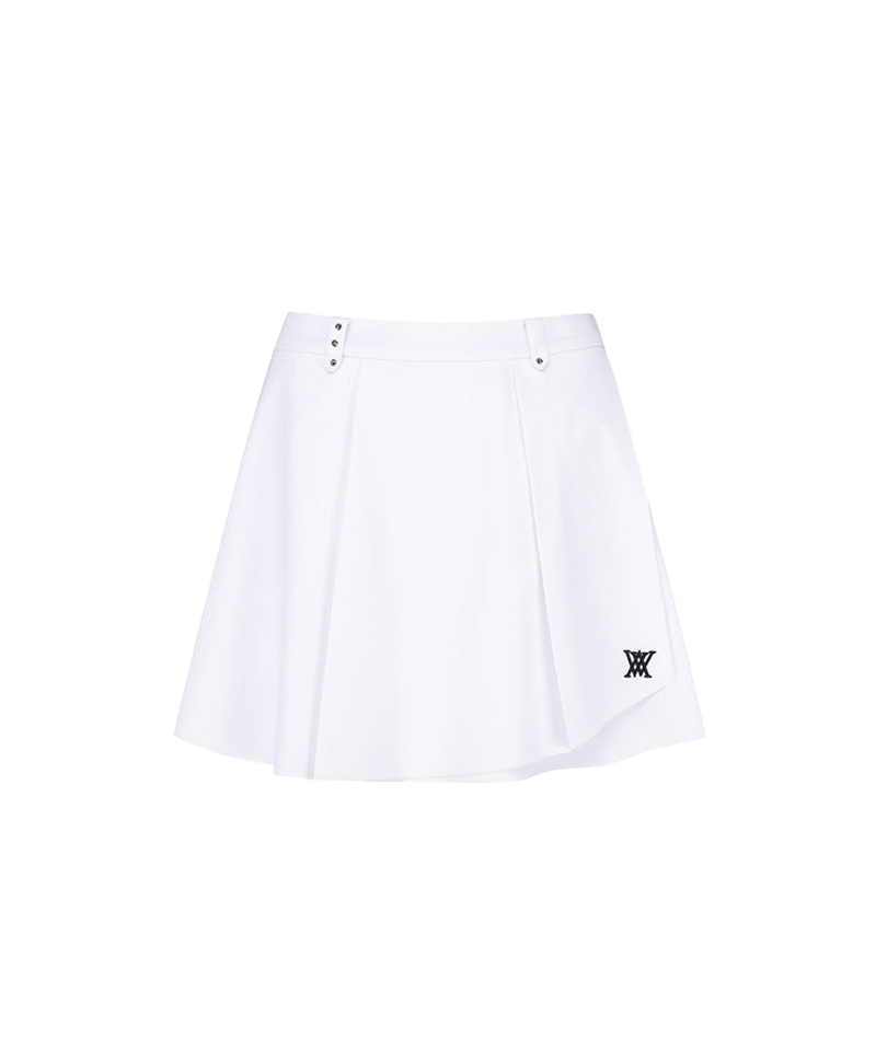 Women's Bubble Flare Skirt -  White