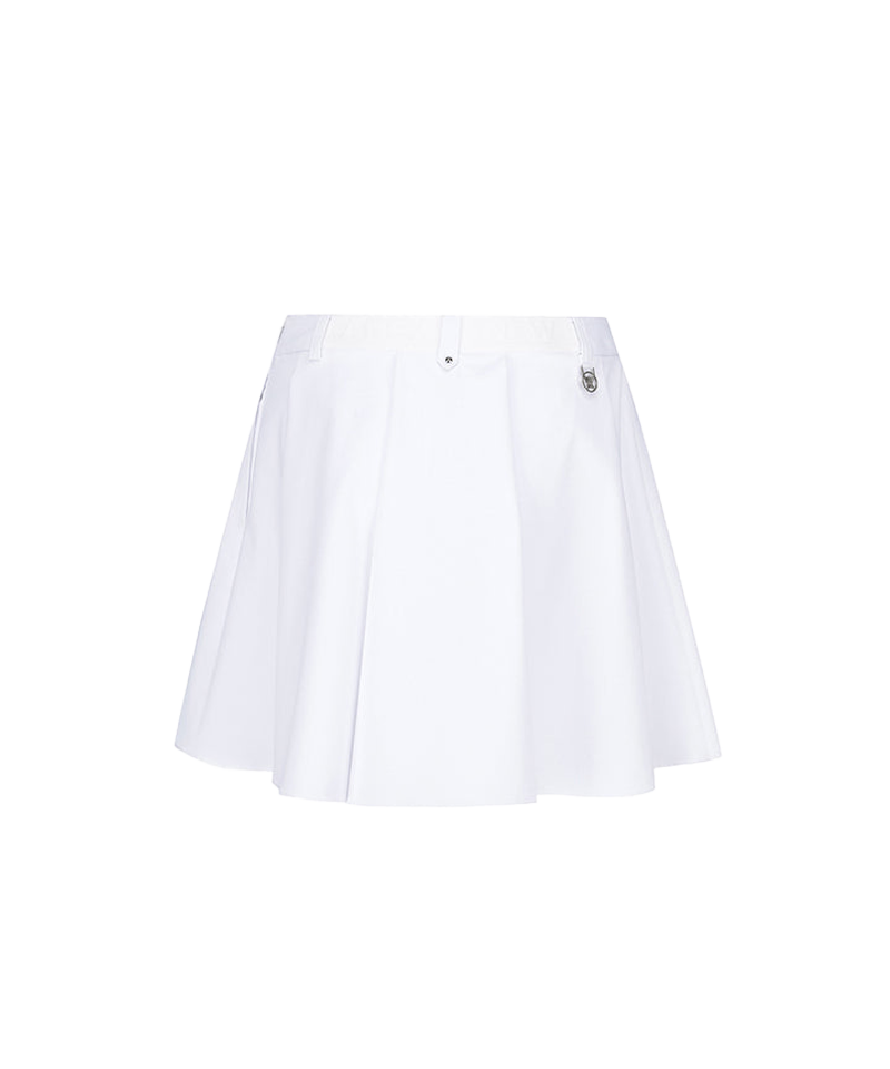 Women's Bubble Flare Skirt -  White