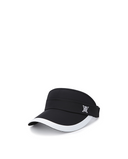 Women's Wide Brim Logo Sunvisor_BK