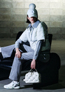 Women's Padded Color Pouch - Cream