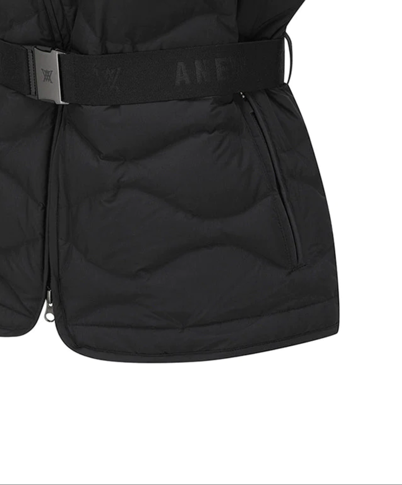 [Set] Women's Tube Down(Jacket, Shorts) / Black