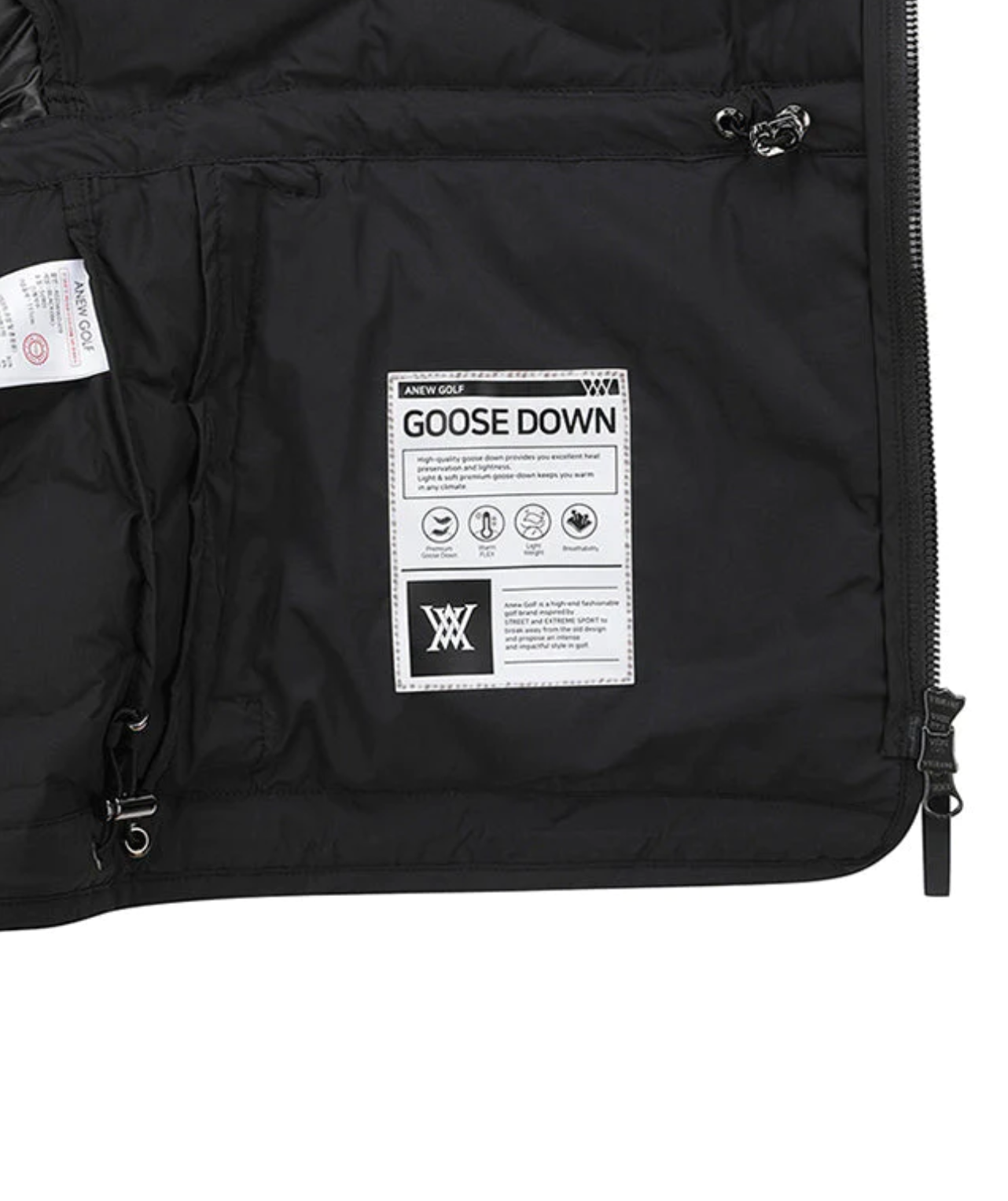[Set] Women's Tube Down(Jacket, Shorts) / Black