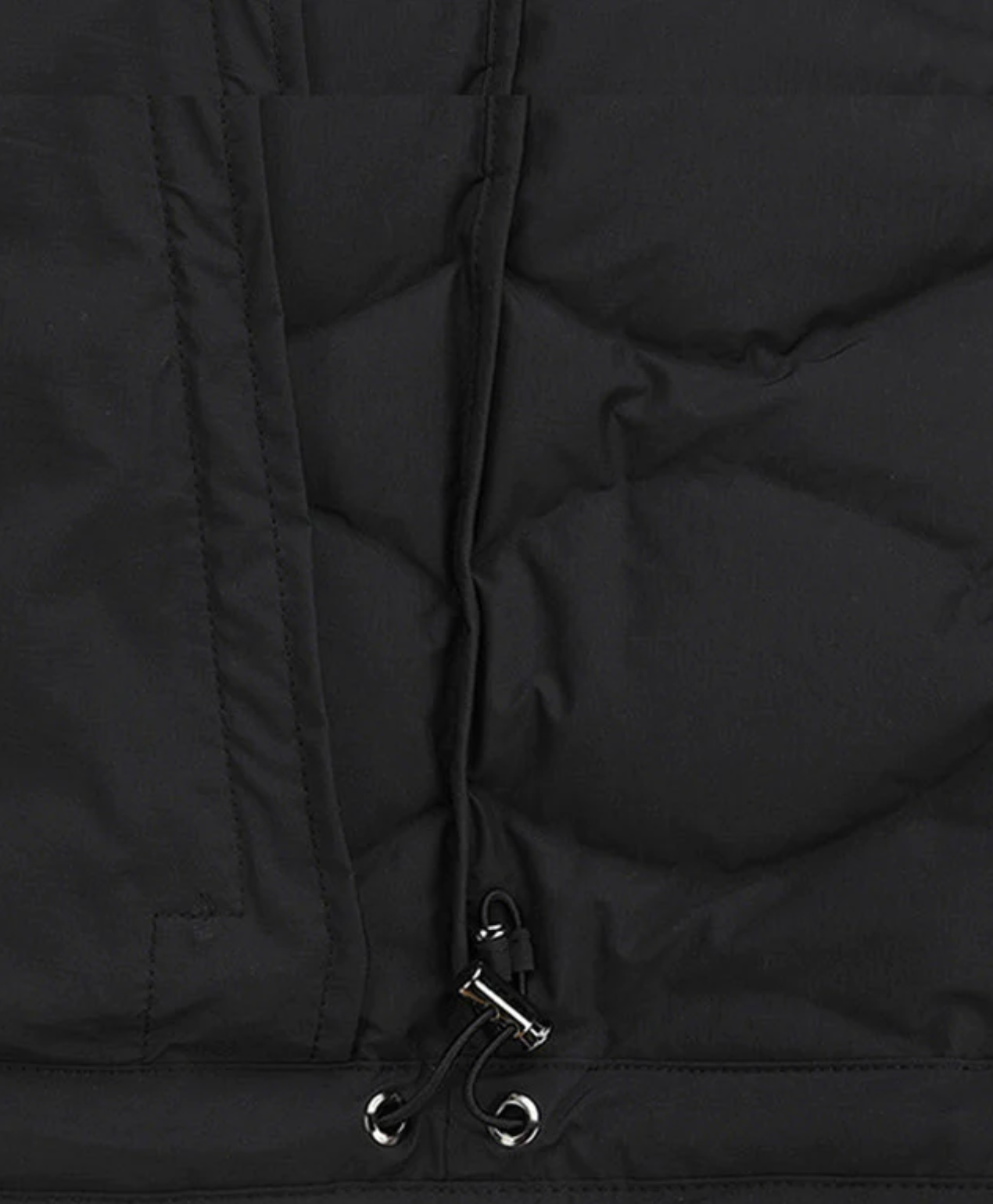 [Set] Women's Tube Down(Jacket, Shorts) / Black