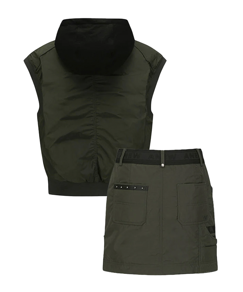 [Set] Women's Thinsulate(Vest, Skirts) / Khaki