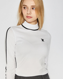 [Legacy Sale] Women's High Neck Sweater - White