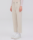 Women's Tapered Zip Point Pants - Beige