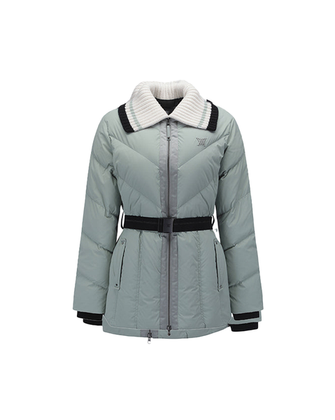 ■ANEW GOLF■ Women's Mid Layer Jacket AGCMWJK02WH Women's Knit Detachable Medium Length Down JK - Mint – Anew