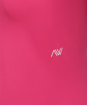 Women's Sleeve Logo Point Short T-Shirt - Hot Pink
