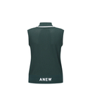 Women's Sailor Collar Knit Vest - Dark Green