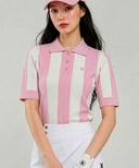 Women's Sailor Short Sleeve Sweater - Pink