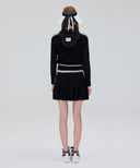 Women's Set UP Athleisure Knit Skirt - Black