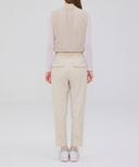 Women's Tapered Zip Point Pants - Beige