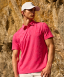Men's Camo Jacquard T-Shirt - Hot Pink