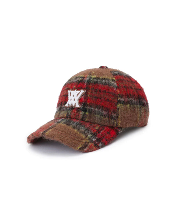 Check Ball Cap - Red