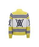 Women's Logo Point Cardigan - Mustard