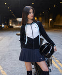 Women's Round Knit Cardigan - Black