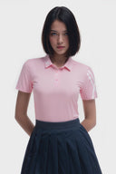GG Women's Sleeve Print Short Sleeve T-Shirt - Pink