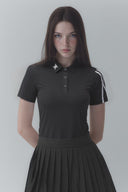 GG Women's Sleeve Print Short Sleeve T-Shirt - Black
