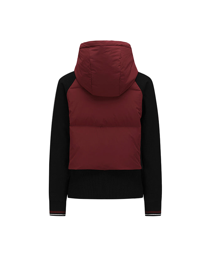 Women's Hybrid Hoodie Jacket - Black