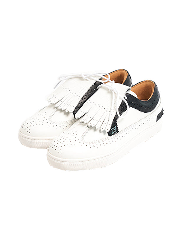 Women's Tassel Sunflower Shoes 01 - White/Black