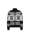 Women's Logo Point Cardigan - Black