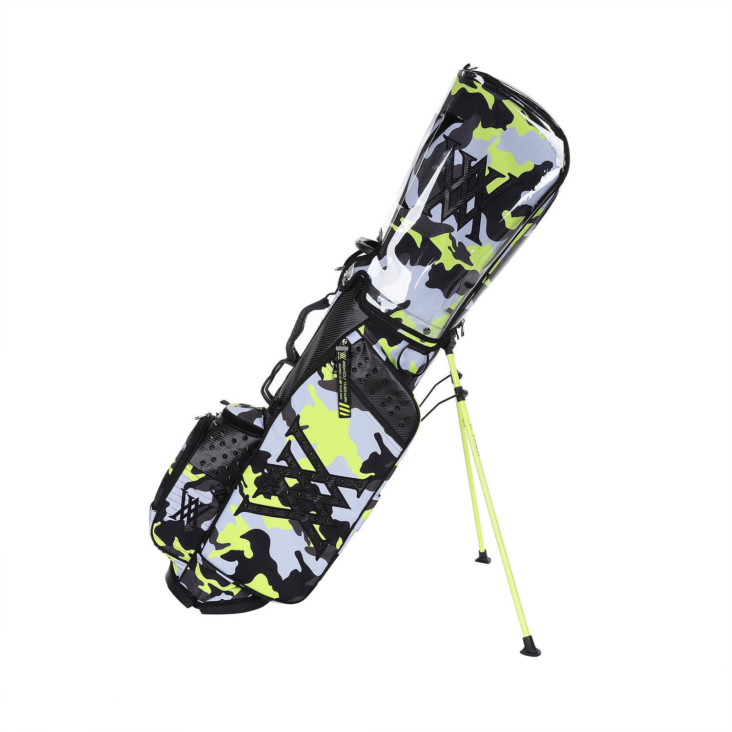 Pattern Stand Bag - Lime