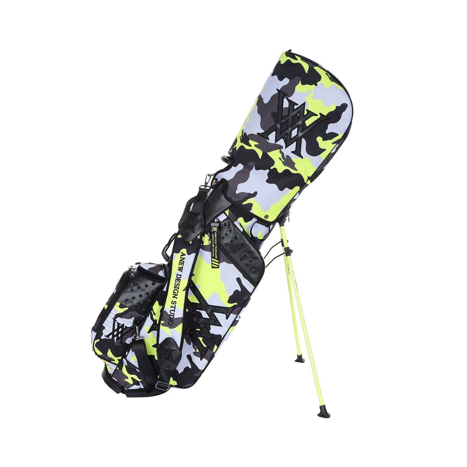Pattern Stand Bag - Lime