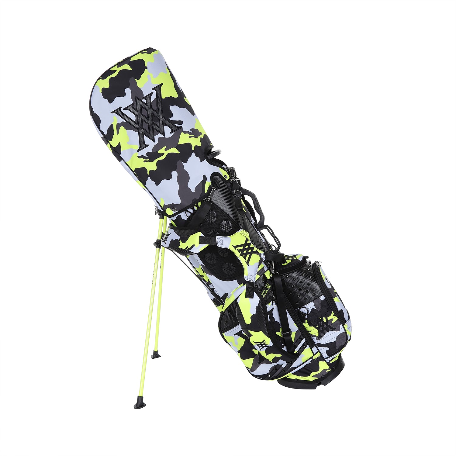 Pattern Stand Bag - Lime