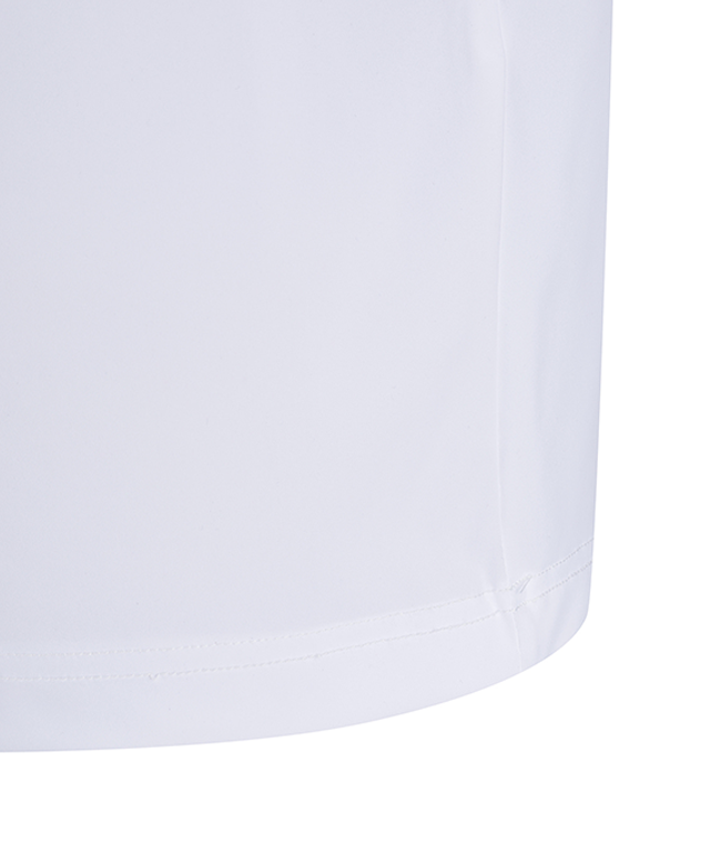Men's Sleeve Ventilation Cold Fabric Long T-Shirt - White
