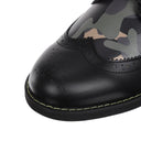 [Legacy Sale] Men's Camo Wing-Tip Brog Shoes