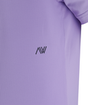 Men's Back Triangular Point Short T-Shirt - Lavender
