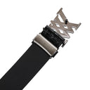 [Legacy Sale]Women's Wording Pattern Crocker Belt - Black