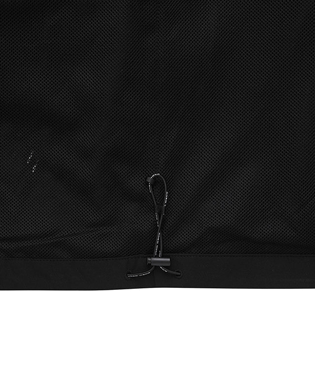 Uni Hoodie Anorak - Black
