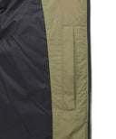 Men's Check Mix Down Vest - Khaki