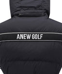 Women's Long Length Down Vest - Black