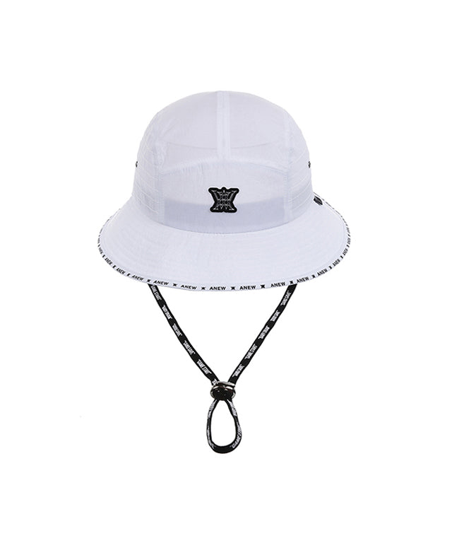 Men's Visor Logo Point Nylon Bucket Hat - 2 Colors