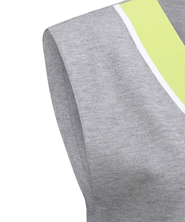 Women's Sweater Vest - Mellange Grey