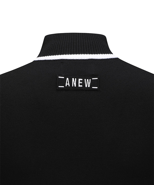 Women's High Neck Sweater - Black