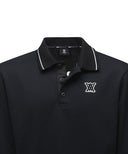 Men's Back Big Logo Long T-Shirt - Black