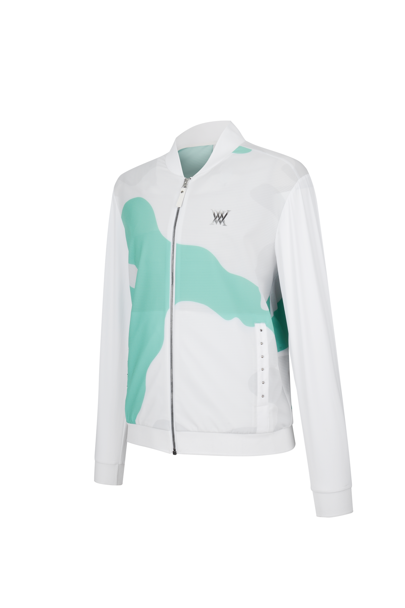 Men's Camo Big Logo Jacket - White