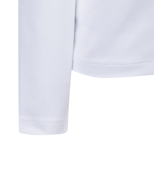 Women's Signature Logo Long T-Shirt - White