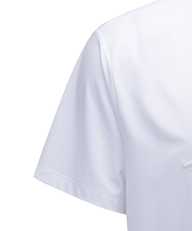 Unisex Essential Round Short T-Shirt - White