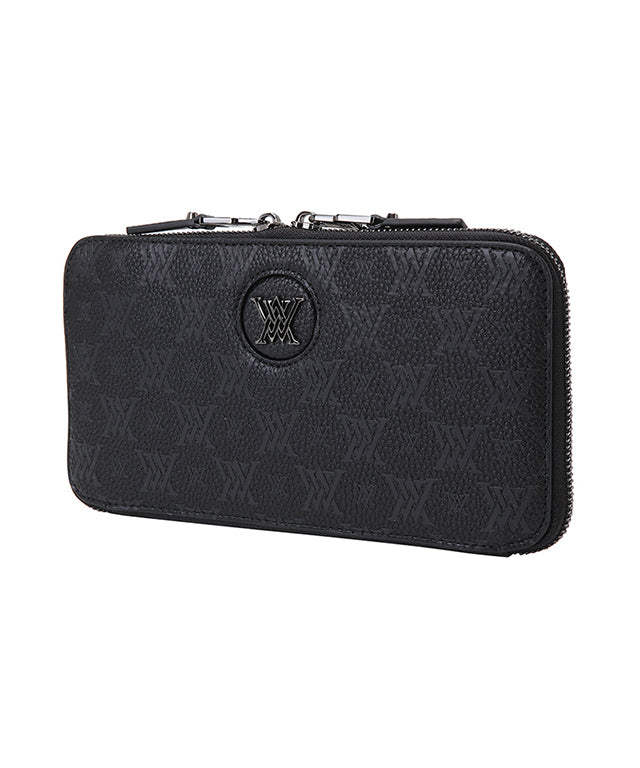 Detachable Monogram Pouch - Black