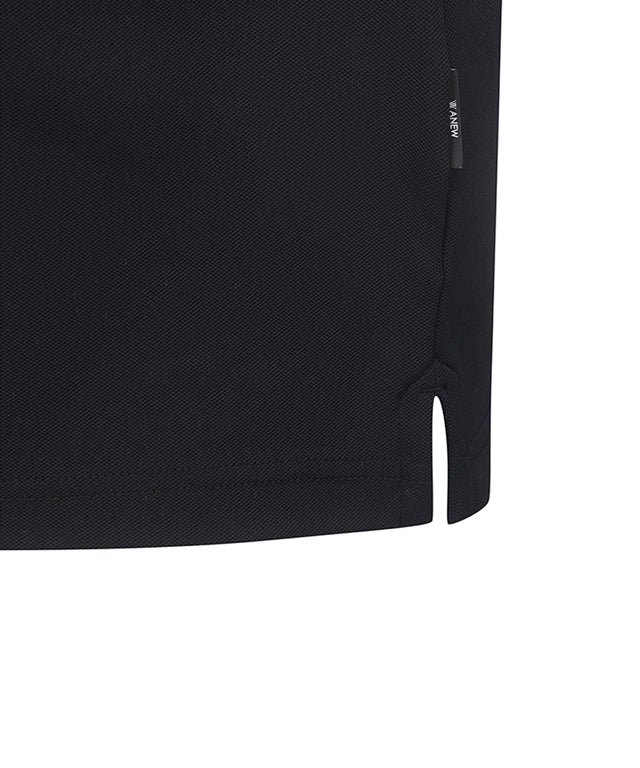 Men's Back Big Logo Long T-Shirt - Black