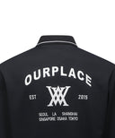 Men's Back Big Logo Long T-Shirt - Black