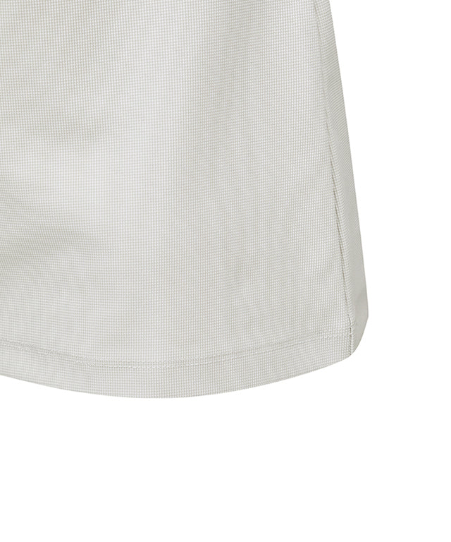Women's Corduroy Long T-Shirt - Light Gray