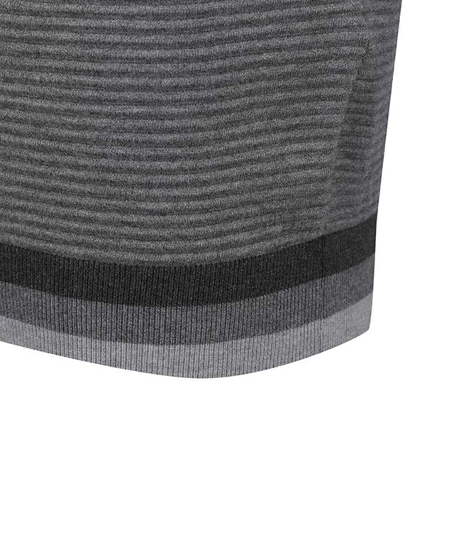 Men's Texture Pullover - M/Gray